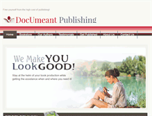Tablet Screenshot of documeantpublishing.com